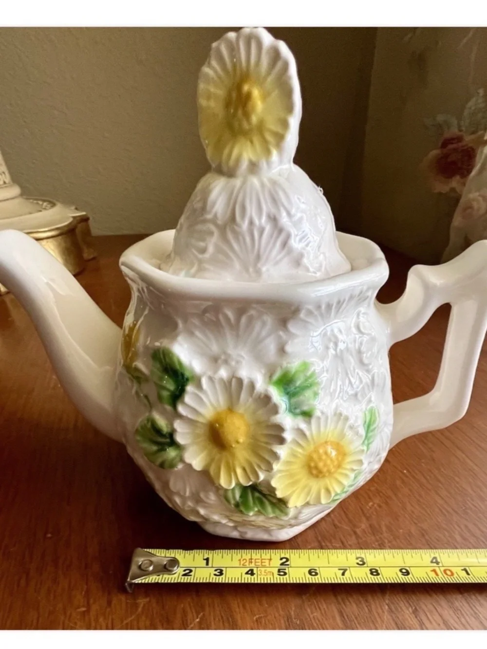 Vintage Rubens White Ceramic Daisy Mini 5